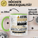 Wakeboarderin Tasse Geschenk Lustiger Spruch Bitte Erheben Sie Sich Seine Majestät Die Wakeboarderin Betritt Den Raum Grün Trendation