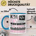 Webentwicklerin Ausbildung Start Geschenk Tasse Ich Bin Webentwicklerin In Der Ausbildung Ich Darf Das Kaffee-Becher Geschenkidee Blau Trendation