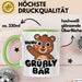 Sarkastischer Bär Tasse Geschenk Lustige Geschenkidee Spruch Grüßly Bär Grün Trendation