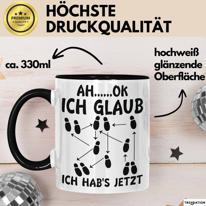 Tanzlehrer Tasse Geschenk Ah Ok Ich Glaub Ich Habs Jetzt Tanzen Tänzer Geschenkidee Trendation