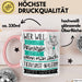 Tierkunst-Malerin Tasse Geschenk Spruch Wer Will Schon Prinzessin Sein Wenn Man Auch Tierkunst-Malerin Sein Kann Rosa Trendation