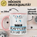 Geschenk für Rapperin Tasse Lustige Geschenkidee Geburtstag Ich Bin Rapperin Ich Darf Das Rosa Trendation