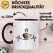 Kaffee Junkie Tasse Geschenkidee für Koffeinliebhaber Trendation