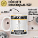 Slackliner Tasse Geschenk für Slackliner Der Mann Der Alles Kann Geschenkidee zum Geburtstag Weiß Trendation