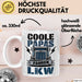 Lkw Fahrer Trucker Tasse Geschenk Lustige Geschenkidee Spruch Coole Papas Fahren Lkw Weiß Trendation