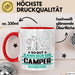 Camper Geschenk Tasse So Gut Kann Nur Ein Camper Aussehen Geschenkidee Kaffee-Becher Rot Trendation