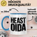 Österreich Wien Wienerisch Tasse Geschenk Lustige Geschenkidee Spruch Heast Oida Blau Trendation