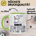 Geschenk für Schriftstellerin Tasse Lustige Geschenkidee Geburtstag Ich Bin Schriftstellerin Ich Darf Das Grün Trendation