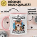 Schlafende Katze Tasse Geschenk Lustige Geschenkidee Spruch Ich Schnarche Nicht Ich Schnurre Rosa Trendation
