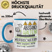 Wildtierschützerin Tasse Geschenk Lustig Abstand Halten Hochleistungs-Wildtierschützerin Mit Drang Zur Perfektion Bei Der Arbeit Blau Trendation