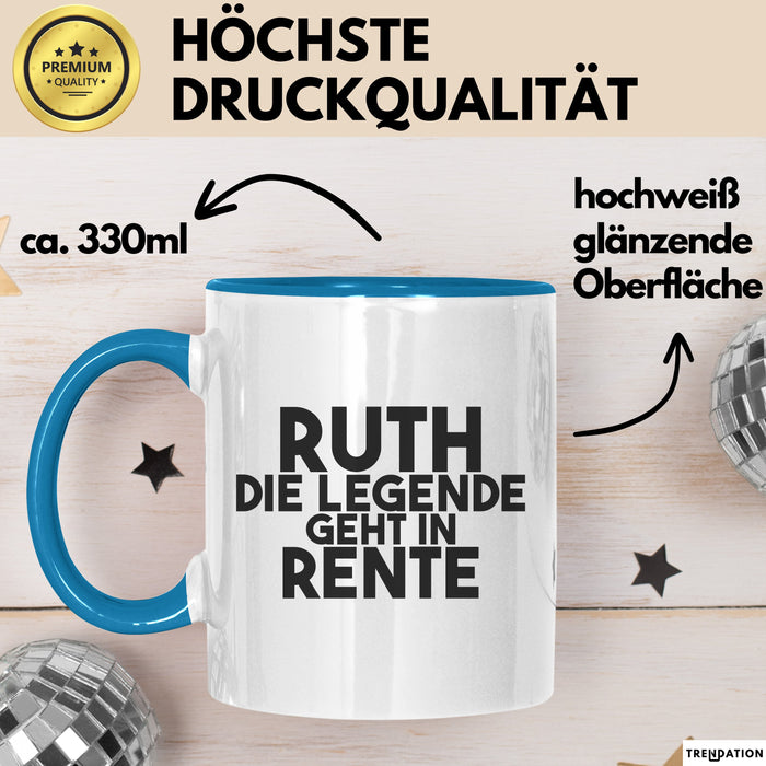Ruth Tasse Ruth – Die Legende Geht In Rente Geschenk