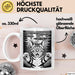 Katzen Tierliebhaber Tasse Geschenk Lustige Geschenkidee Spruch Alien UFO Katze Weiß Trendation