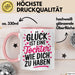 Tochter Tasse Geschenk Glueck Ist Eine Tochter Wie Dich Geschenkidee Mama Papa Rosa Trendation