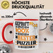 Puzzler Geschenk Lustiger Spruch für Puzzler Geschenkidee Bester Puzzler Der Welt Rot Trendation