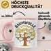 Schaf Tier Tasse Geschenk Baumwolle Geschenkidee Bauernhof Geschenkidee Lustig Rosa Trendation