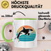 Wal Tier Tasse Geschenk Lustige Geschenkidee Spruch Grün Trendation