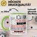 Tierverhaltensforscherin Tasse Geschenk Ich Bin Diese Eine Legendäre Tierverhaltensforscherin Von Der Alle Reden Geschenkidee Geburtstag Weihnachten Grün Trendation