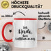 Heidi Tasse Ich Heidi, Bin Vollkommen Geschenk Rot Trendation