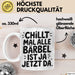 Bärbel Tasse Geschenk Chillt Mal Alle Bärbel Ist Ja Jetzt Da Geschenkidee Becher mit Name Weiß Trendation