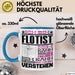 Flötist Geschenk Tasse Geschenkidee für Flötist Geburtstag Lustig Ich Bin Flötist Ich Kann Es Dir Erklären Aber Nicht Für Dich Verstehen Blau Trendation