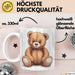 Teddybär Tierliebhaber Tasse Geschenk Lustige Geschenkidee Spruch Weiß Trendation