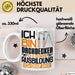 Dachdecker Ausbildung Tasse Geschenk Ich Bin Dachdecker In Der Ausbildung Ich Darf Das Geschenkidee Spruch Weiß Trendation