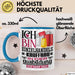 Einzelhandelskauffrau Ausbildung Start Geschenk Tasse Ich Bin Einzelhandelskauffrau In Der Ausbildung Ich Darf Das Kaffee-Becher Geschenkidee Blau Trendation