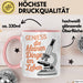 Biologielehrer Unterricht Tasse Geschenk Lustige Geschenkidee Spruch Genieß Die Kleinen Dinge Im Leben Rosa Trendation
