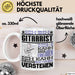 Gitarrist Geschenk Kaffee-Tasse Geschenkidee für Gitarrist Ich Bin Gitarrist Ich Kann Es Dir Erklären Jedoch Nicht Für Dich Verstehen Spruch Lustig Weiß Trendation
