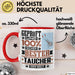 Taucher Geschenk Lustiger Spruch für Taucher Geschenkidee Bester Taucher Der Welt Rot Trendation
