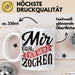 Zocker Gamer Geschenk Tasse Kaffee-Becher Mir Egal Ich Geh Zocken Geschenkidee Jungs Gaming Idee Weiß Trendation