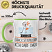 Geschenk für Eishockeyspielerin Tasse Lustige Geschenkidee Geburtstag Ich Bin Eishockeyspielerin Ich Darf Das Grün Trendation