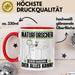 Naturforscher Tasse Geschenk für Naturforscher Der Mann Der Alles Kann Geschenkidee zum Geburtstag Rot Trendation