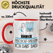 Geschenk für Discgolf-Spielerin Tasse Lustige Geschenkidee Geburtstag Ich Bin Discgolf-Spielerin Ich Darf Das Rot Trendation