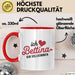 Bettina Tasse Geschenk Ich Bin Vollkommen Bettina Geschenkidee Geburtstag Rot Trendation