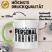 Personal-Trainer Tasse Geschenk Bester Personaltrainer Geschenkidee Spruch Grün Trendation
