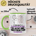 Slackline-Instruktor Geschenk Tasse So Gut Kann Nur Ein Slackline-Instruktor Aussehen Geschenkidee Kaffee-Becher Grün Trendation
