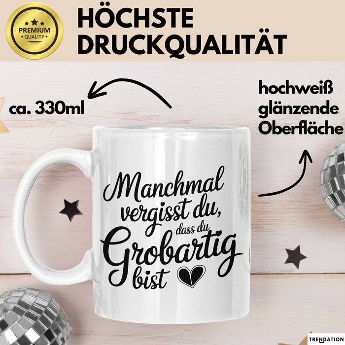 Frauentag Tasse Geschenk Lustige Geschenkidee Spruch Manchmal Vergisst Du Dass Du Großartig Bist Weiß Trendation