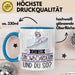 Snowboarderin Tasse Geschenk Ich Bin Snowboarderin Und Du So Geschenkidee Lustiger Spruch Becher Blau Trendation