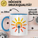Solarenergie Fan Tasse Geschenkidee für Erneuerbare Energie Blau Trendation