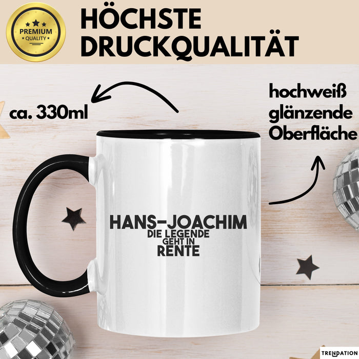 Hans-Joachim Tasse Hans-Joachim – Die Legende Geht In Rente Geschenk