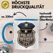 Polizist Tasse Geschenkidee für Strafverfolgung Blau Trendation