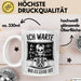 Lehrer Unterricht Tasse Geschenk Lustige Geschenkidee Spruch Ich Warte Bis Es Leise Ist Weiß Trendation