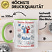 Schüler Abschluss Tasse Geschenk Lustige Geschenkidee Spruch Herzlichen Glückwunsch Abitur Grün Trendation