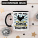 Trendation - Landwirt Spruch Geschenk Tasse Landwirtschaft Geschenke für Männer Traktor Spruch Kaffeetasse Hühner-Flüsterer Bauer Schwarz Trendation