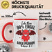 Engel Teufel Tasse Geschenk Lustige Geschenkidee Spruch Ich Bin 99% Engel Rot Trendation