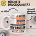 DIY-Bastler Geschenk Tasse Lustiger Spruch Erheben Sie Sich Der DIY-Bastler Betritt den Raum Weiß Trendation