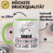 Geschenk für Straßenmusikerin Tasse Lustige Geschenkidee Geburtstag Ich Bin Straßenmusikerin Ich Darf Das Grün Trendation