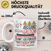 Trampolinspringerin Tasse Geschenk Lustig Abstand Halten Hochleistungs-Trampolinspringerin Mit Drang Zur Perfektion Bei Der Arbeit Weiß Trendation