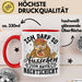 Krankenschwester Geschenk Tasse Ich Darf So Aussehen Ich Hatte Nachtschicht Geschenkidee Kaffee-Becher Schicht-Arbeit Rot Trendation